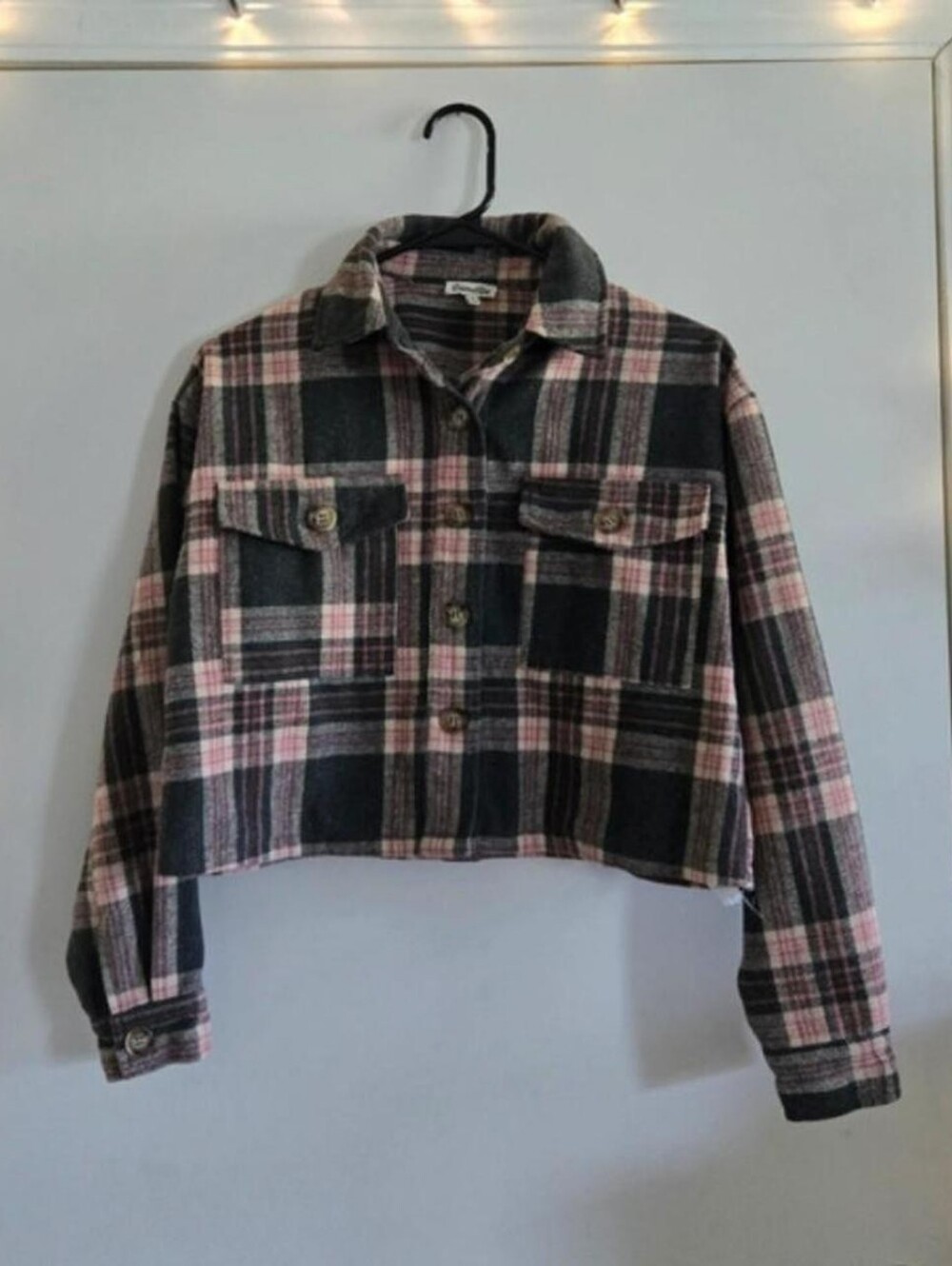 Camilla - Pink & Black Cropped Jacket